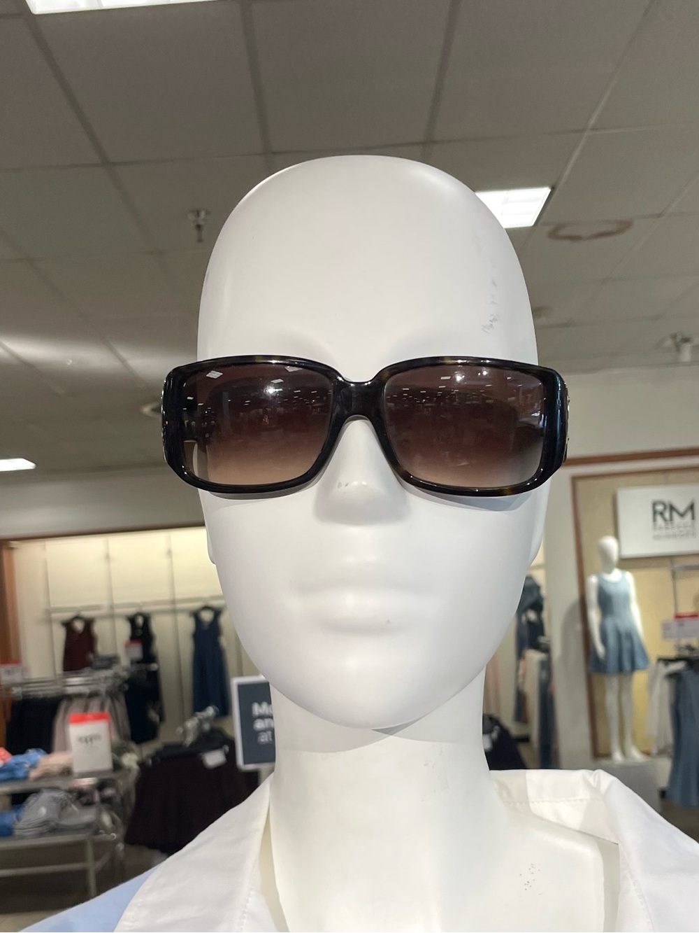 Prada Brown Tortoise Shell Logo Oversized Sunglasses - Picture 13 of 14
